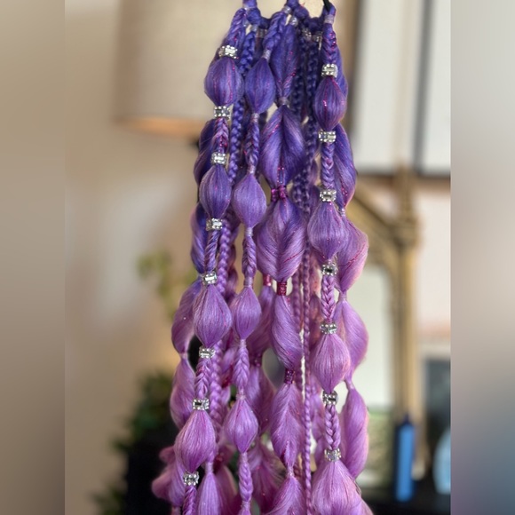 Festival Braids. Set of (2) tie in extensions.Reusable hair for braids or buns. - Picture 6 of 6